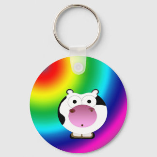 Cute Irregular Moo Sleutelhanger