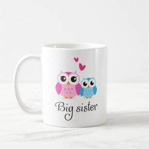 Cute is een grote zusje cartoon koffiemok