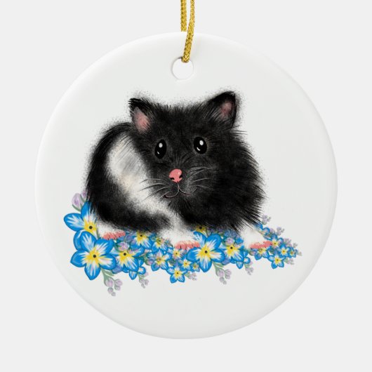 Cute is niet een Franse tekst, maar ik zal aanneme Keramisch Ornament (Voorkant)