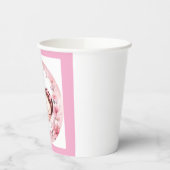 Cute It’s a Girl Baby Announcement  Papieren Bekers (Links)