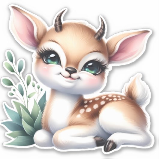 Cute It Up! Herten Aangepaste Snijwerk Scrapbookin Sticker (Voorkant)