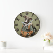 Cute Italian Greyhound Puppy Grote Klok (Huis)