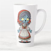 Cute Italian Zombie  Latte Mok (Rechts)