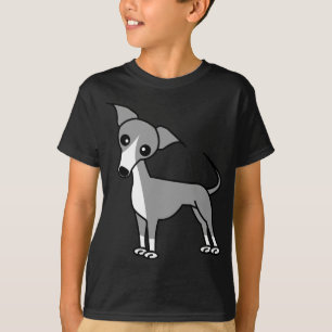 Cute Italy Greyhound - Grey T-shirt