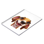 Cute Italy Greyhound - Happy Iggy Notitieboek (Linkerzijde)