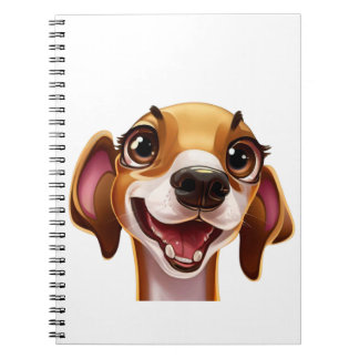 Cute Italy Greyhound - Happy Iggy Notitieboek