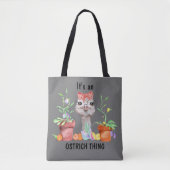 Cute it's an Ostrich Ding Tote Bag (Voorkant)
