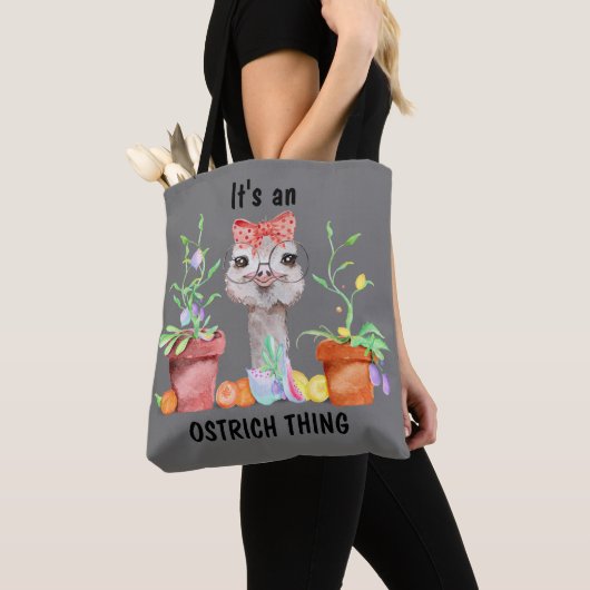 Cute it's an Ostrich Ding Tote Bag (Dichtbij)