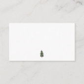 Cute It's Cold Outside Bear Books For Baby Shower  Informatiekaartje (Achterkant)