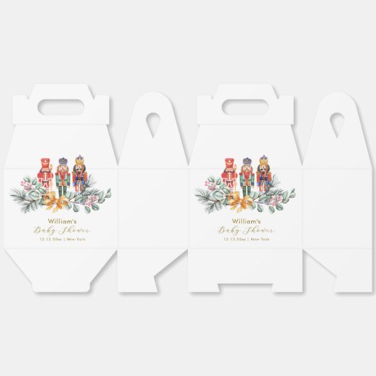 Cute It's Cold Outside Nutcracker Baby Shower  Bedankdoosjes (Ongevouwen)