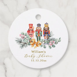 Cute It's Cold Outside Nutcracker Baby Shower  Bedankjes Labels