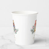 Cute It's Cold Outside Nutcracker Baby Shower  Papieren Bekers (Rechts)