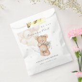 Cute Ivory Barly Wait Beer Balloon Baby shower Bedankzakje (Gezegeld)