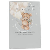 Cute Ivory Barly Wait Beer Balloon Baby shower Medium Cadeauzakje (Voorkant)