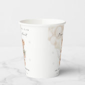 Cute Ivory Barly Wait Beer Balloon Baby shower Papieren Bekers (Links)