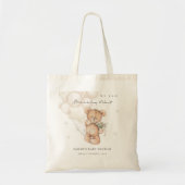 Cute Ivory Barly Wait Beer Balloon Baby shower Tote Bag (Voorkant)