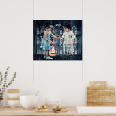 Cute Jaarlijkse Kalender 2023 Foto Poster (Keuken)