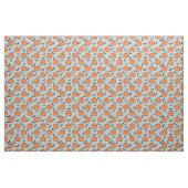 Cute Jack-O-Lantern pomkins & Bats Pattern Stof (Fat Quarter)