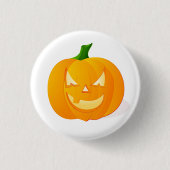 Cute Jack O Lantern Pumpkin Halloween Ronde Button 3,2 Cm (Voorkant)