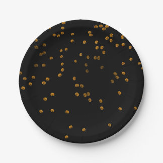 Cute Jack O'Lantern Confetti Papieren Bordje