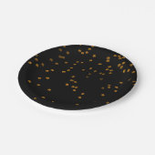 Cute Jack O'Lantern Confetti Papieren Bordje (Gekanteld)