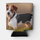 Cute Jack Russel Terrier Dog Foto Blikjeskoeler (Voorkant)