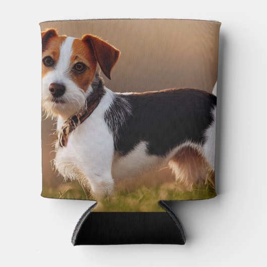 Cute Jack Russel Terrier Dog Foto Blikjeskoeler (Voorkant)