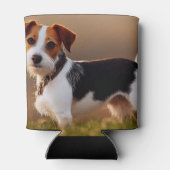 Cute Jack Russel Terrier Dog Foto Blikjeskoeler (Achterkant)