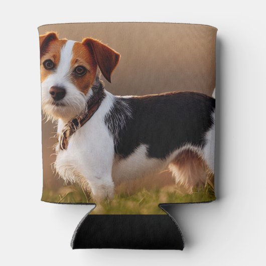 Cute Jack Russel Terrier Dog Foto Blikjeskoeler (Achterkant)