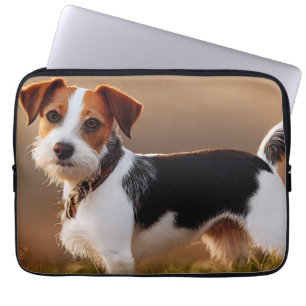 Cute Jack Russel Terrier Dog Foto Laptop Sleeve