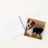Cute Jack Russel Terrier Dog Foto Notitieboek (Binnen)