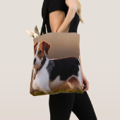Cute Jack Russel Terrier Dog Photograph Tote Bag (Dichtbij)