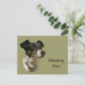 Cute Jack Russell Dog Briefkaart (Staand voorkant)