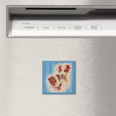 CUTE Jack Russell-doodsbange Magneet (Insitu (Vaatwasser))