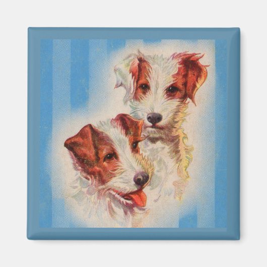 CUTE Jack Russell-doodsbange Magneet (Voorkant)