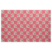 CUTE Jack Russell-doodsdrukken Stof (Fat Quarter)