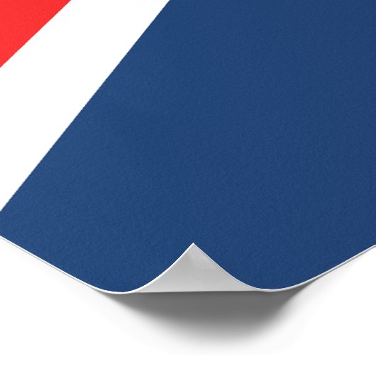 Cute Jack Russell met een Kroon- en Uniefacter Poster (Hoek)