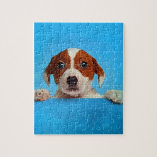 Cute Jack Russell Terrier Puppy Legpuzzel (Verticaal)