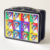 Cute Jack Russell Terriers in pop-stijl (Voorkant)