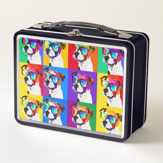 Cute Jack Russell Terriers in pop-stijl (Voorkant)