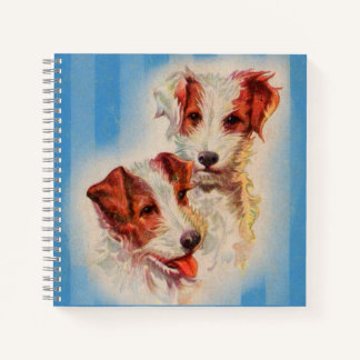 CUTE Jack Russell terriers print Notitieboek