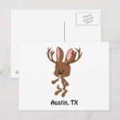 Cute Jackalope - Austin, Texas Briefkaart (Voorkant / Achterkant)