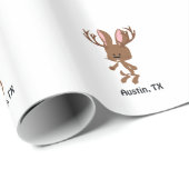 Cute Jackalope - Austin, Texas Cadeaupapier (Rol Hoek)