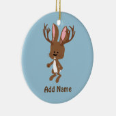 Cute Jackalope Keramisch Ornament (Rechts)