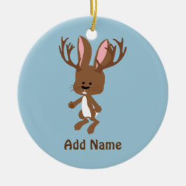Cute Jackalope Keramisch Ornament