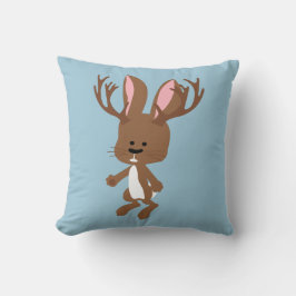 Cute Jackalope Kussen