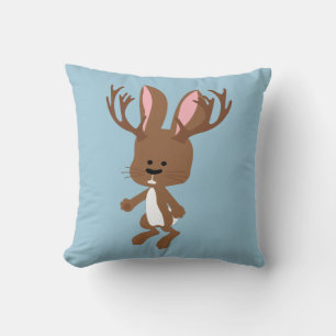 Cute Jackalope Kussen