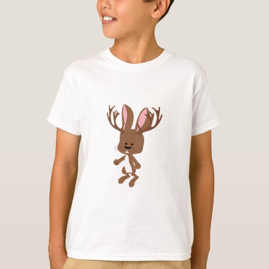 Cute Jackalope T-shirt (Voorkant)