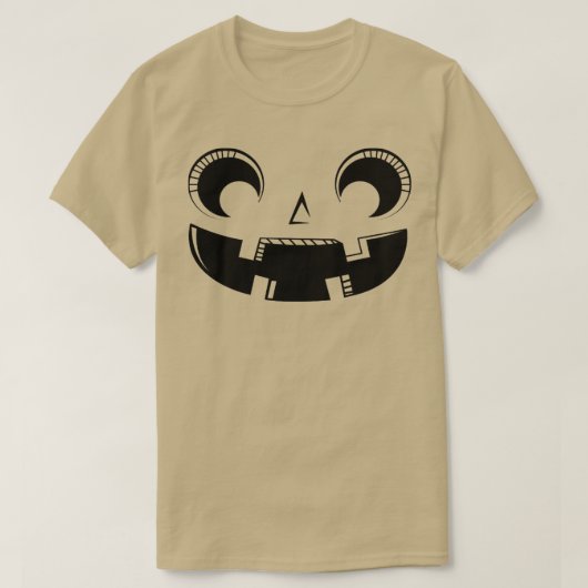 Cute JackOLantern Halloween Pumpkin Face for Kids T-shirt (Design voorkant)