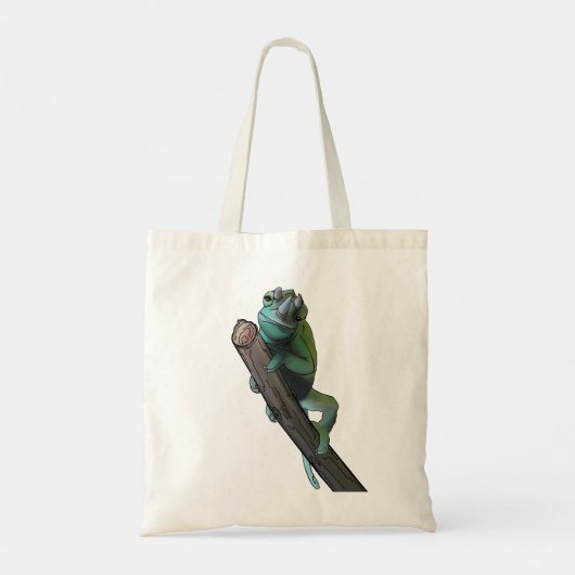 Cute Jackson's Chameleon Tote Bag (Achterkant)